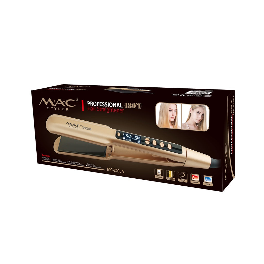 MAC Styler Professional Hair Iron hair straightener mac hair iron ceramic hair iron MC2095A